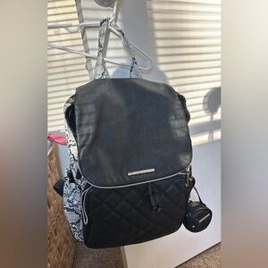 Steve Madden Black diaper bag
